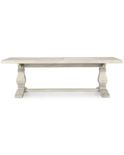 Classic Home Quincy 94in Dining Table In Ivory
