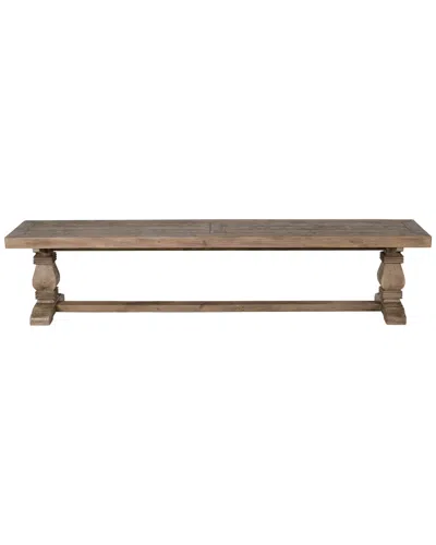 Classic Home Quincy Reclaimed Pine 83in Bench