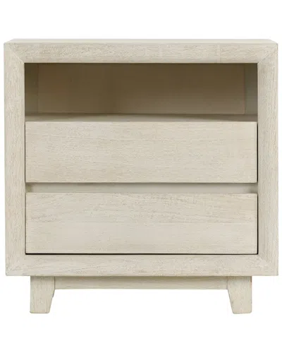 Classic Home Reece 2-drawer Modern Mango Wood Nightstand In Brown