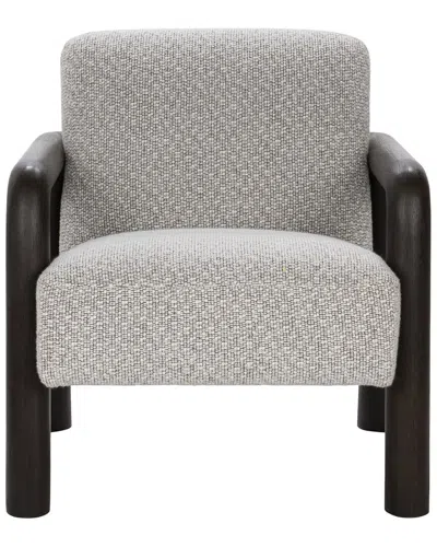 Classic Home Reyna Upholstered Accent Chair In Gray