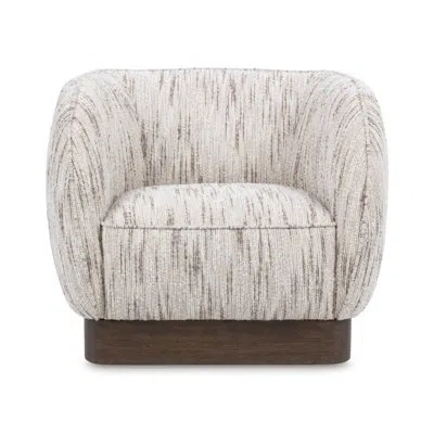 Classic Home Rinner Upholstered Fabric Swivel Accent Chair In Multi