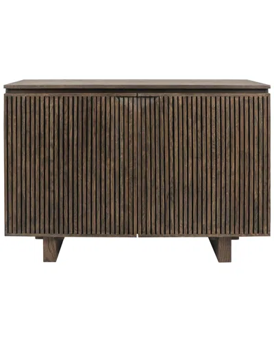 Classic Home Roya Oak Wood 2-door Sideboard Buffet In Brown