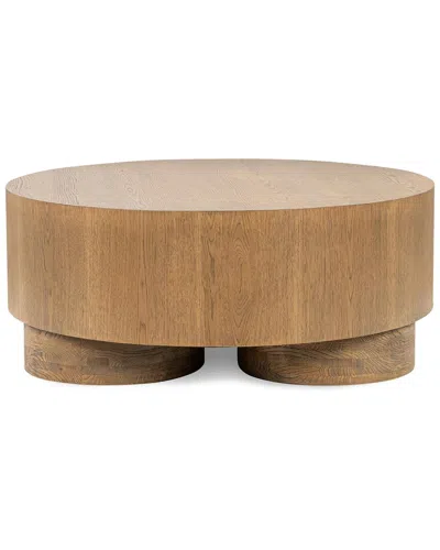 Classic Home Runa Wood Coffee Table Latte Brown