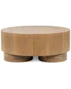 Classic Home Runa Wood Coffee Table Latte Brown