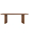 Classic Home Holmes 80in Mango Wood Rustic Elegance Dining Table In Brown