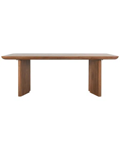 Classic Home Selena 84in Mango Wood Rectangle Dining Table In Brown