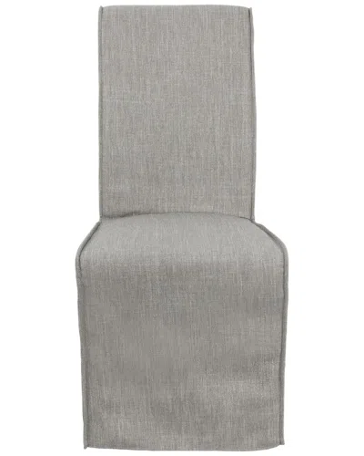 Classic Home Set Of 2 Jordan Fabric Upholstered Parsons Dining Chair In Grey