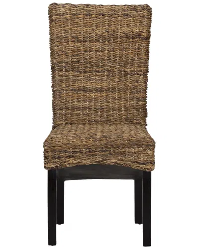 Classic Home Set Of 2 Windsor Handwoven Dining Chair In Brown