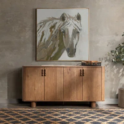 Classic Home Tacoma Wood Sideboard Buffet In Brown