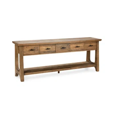 Classic Home Talladega Reclaimed Pine Console Table In Brown
