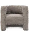 Classic Home Teddy Plush Cushioned Accent Chair