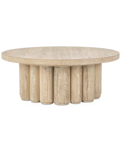 Classic Home Tiber 48in Oak Veneer Wood Coffee Table