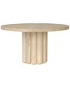 Classic Home Tiber Round Washed Dining Table