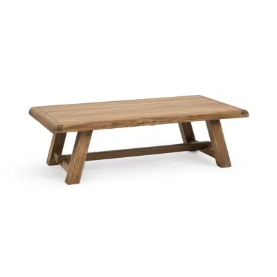 Classic Home Valen 55" Coffee Table Sand Washed In Brown