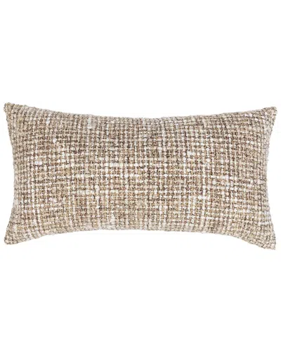 Classic Home Woven Porter Throw Pillow In White