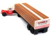 Classic Metal Works 1941-1946 Chevrolet Tractor Red And White With Flatbed Bottle Trailer "kamm's Beer" "mini Metals" Se
