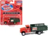 Classic Metal Works 1957 Chevrolet Stakebed Truck Red "texaco - Marfak Lubrication" 1/87 (ho) Scale Model Car By Classic