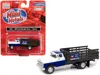 Classic Metal Works 1960 Ford Stake Bed Truck "chevron" Blue And White 1/87 (ho) Scale Model Car By