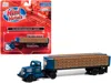 Classic Metal Works White Wc22 Truck Tractor With Bottle Trailer Dark Blue "the Peoples Brewing Co." 1/87 (ho) Scale Mod