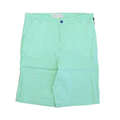 Pre-owned Classic Prep Kids' Boys Blarney Bright White Shorts Size: 6-14 Years In Green