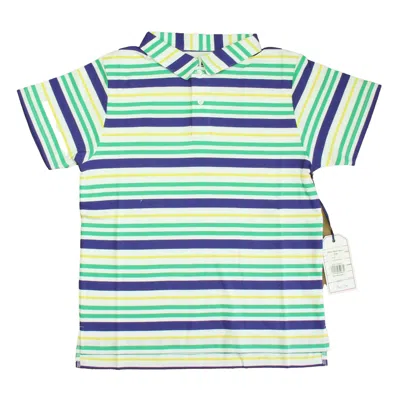 Pre-owned Classic Prep Kids' Boys Blarney Multistripe Polo Shirt