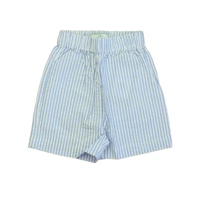 Classic Prep Kids' Boys Blue & White Stripe Shorts Size: 9-12 Months