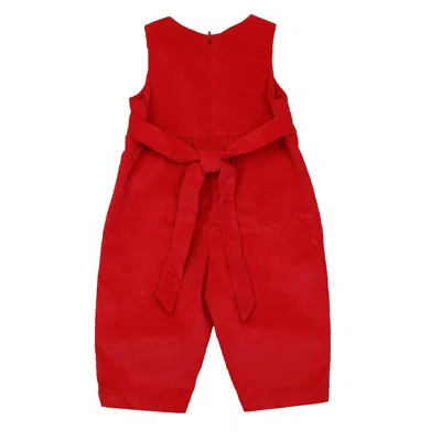 Classic Prep Kids' Boys Crimson Romper In Red