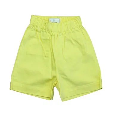 Classic Prep Kids' Boys Limelight Yellow Shorts Size: 9-12 Months In Green