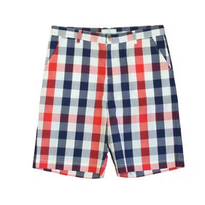 Pre-owned Classic Prep Kids' Boys Lollipop Medieval Blue And White Shorts Size: 6-14 Years