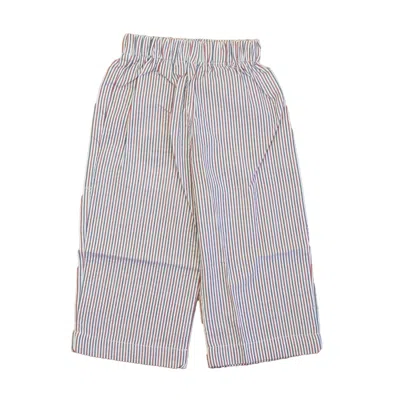 Pre-owned Classic Prep Kids' Boys Red White Blue Pants Size: 9-12 Months In Multi