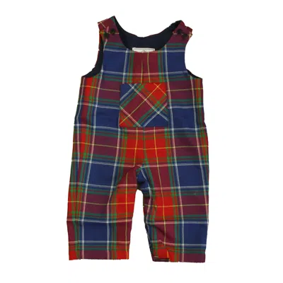 Pre-owned Classic Prep Kids' Boys Scottish Tartan Romper In Multi
