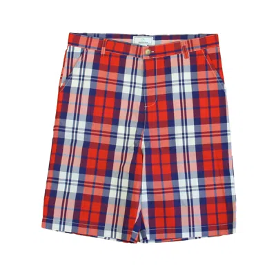 Pre-owned Classic Prep Kids' Boys Summer Plaid Shorts Size: 6-14 Years In Multi