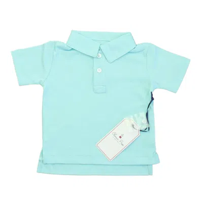 Pre-owned Classic Prep Kids' Boys Tanager Turquoise Polo Shirt Size: 0-6 Months In Orange