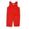 Classic Prep Boys Tomato Romper In Red