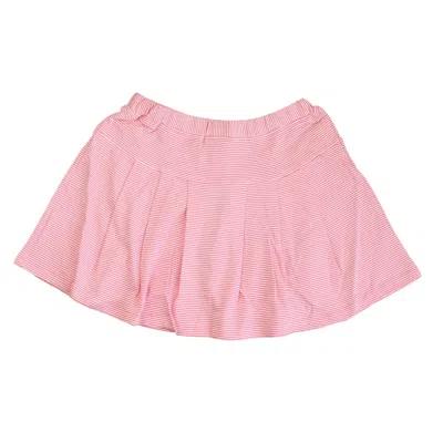 Classic Prep Kids' Girls Azalea Pink & White Stripe Skirt