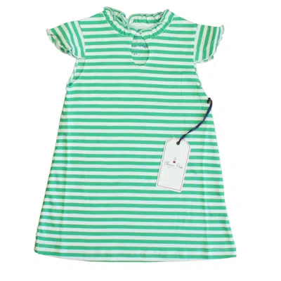 Pre-owned Classic Prep Kids' Girls Blarney Bright White Dress