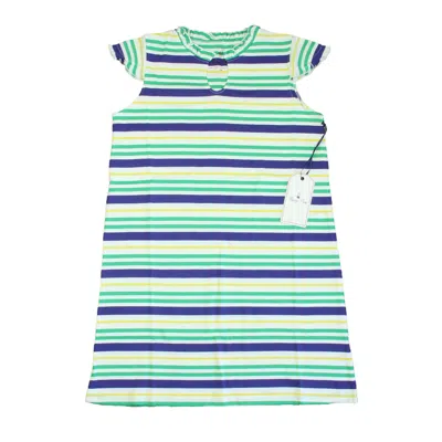 Classic Prep Kids' Girls Blarney Multistripe Dress In Green
