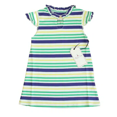 Pre-owned Classic Prep Kids' Girls Blarney Multistripe Dress