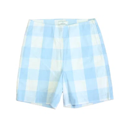 Pre-owned Classic Prep Kids' Girls Bluebell Check Shorts Size: 7 Years In Multi