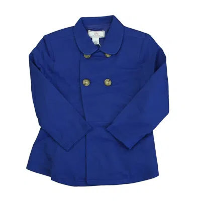 Classic Prep Kids' Girls Bright Navy Jacket Size: 2-5t In Blue