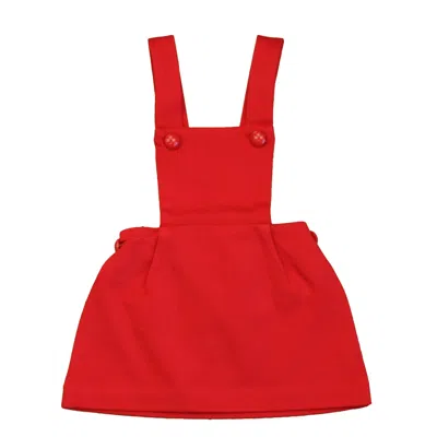 Pre-owned Classic Prep Kids' Girls Lipstick Red Dress