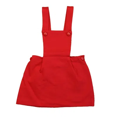 Pre-owned Classic Prep Kids' Girls Lipstick Red Jumper