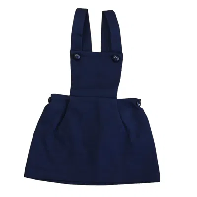 Pre-owned Classic Prep Kids' Girls Medieval Blue Dress