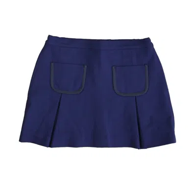 Classic Prep Kids' Girls Navy Skirt Size: 6-14 Years In Blue