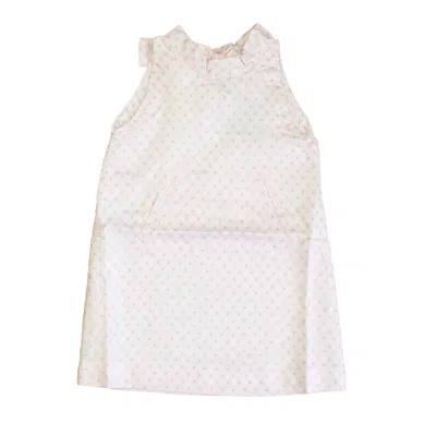 Pre-owned Classic Prep Kids' Girls Pink Picnic Wheel Dress