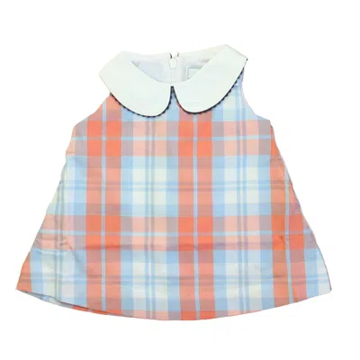 Pre-owned Classic Prep Kids' Girls Placid Blue Dress