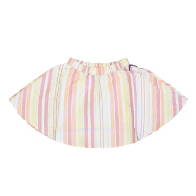 Pre-owned Classic Prep Kids' Girls Sherbert Stripe Skirt In Multi
