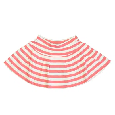 Pre-owned Classic Prep Kids' Girls Sunkissed Coral Skirt Size: 2-5t In Orange