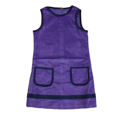 Pre-owned Classic Prep Kids' Girls Ultraviolet Dress In Purple