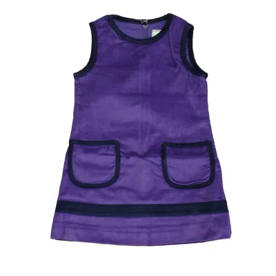 Pre-owned Classic Prep Kids' Girls Ultraviolet Dress In Purple